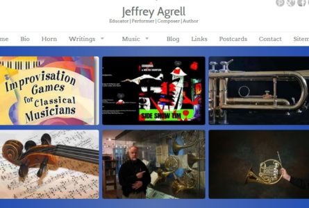 The Brothers of Invention are proud to announce the launch of Jeffrey Agrell.com. Jeff is Associate Professor of Horn at the University of Iowa, as well as a noted composer, author and performer.